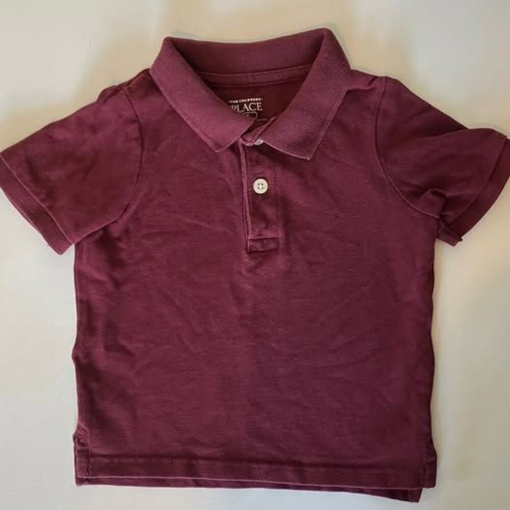 The Children's Place Maroon Polo Shirt